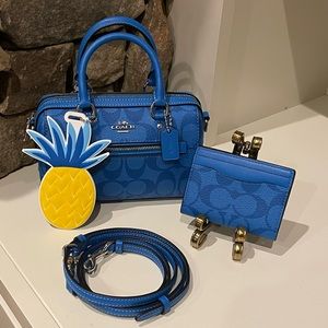 Coach Mini Rowan and wallet